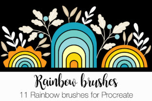 11 Rainbow Brushes for Procreate
