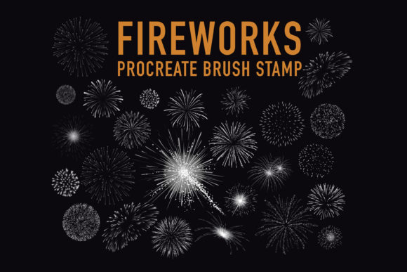 Enhancing Digital Illustrations with Fireworks Stamps Brushes for Procreate