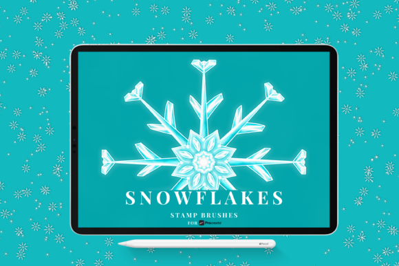 Evaluating Snowflake Stamp Brushes for Procreate Digital Art