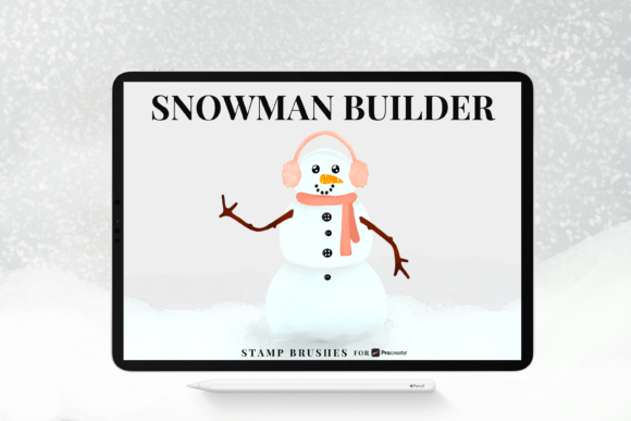 Evaluating Snowman Builder Stamp Brushes for Efficient Winter Digital Art