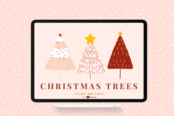 Master Holiday Art with Christmas Tree Stamp Brushes