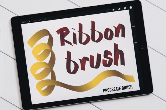 Mastering Dimensional Lettering with Ribbon Brushes for Procreate