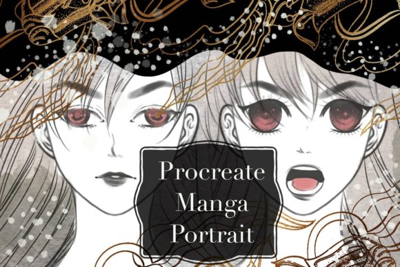 Mastering Manga Portraits: A Deep Dive into the Procreate Stamp Brush Set