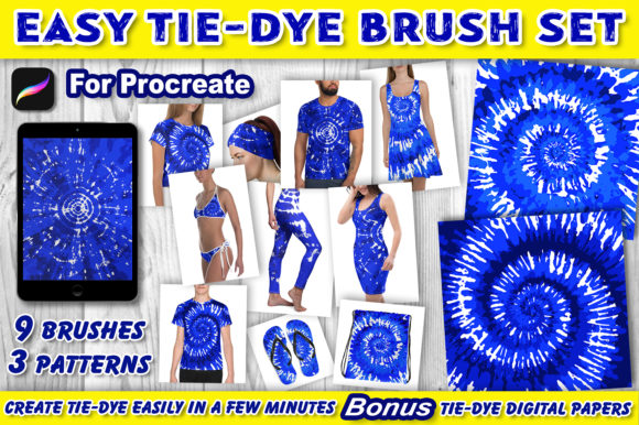 Mastering Vibrant Textures with Tie-Dye Patterns Brushes for Procreate