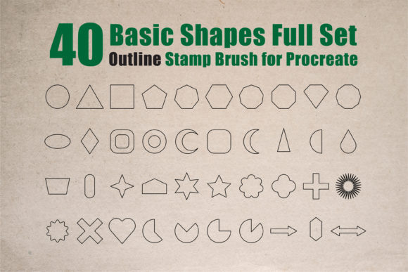 Streamlining Your Digital Art Workflow with the Basic Shapes Stamp Brushes Full Set