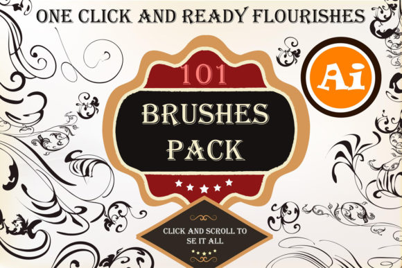Transform Your Designs Instantly with Vector Floral Brushes for Illustrator