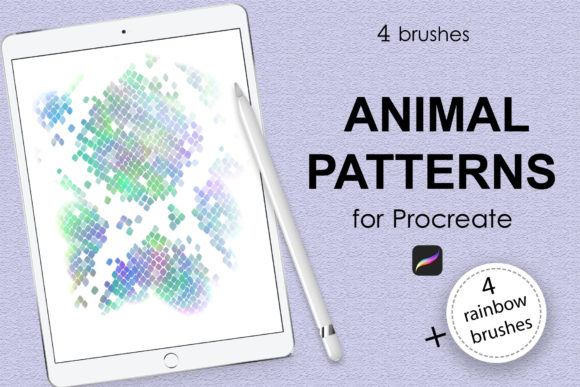 Unleashing Creativity with Animal Pattern Brushes and Rainbow Brushes for Procreate