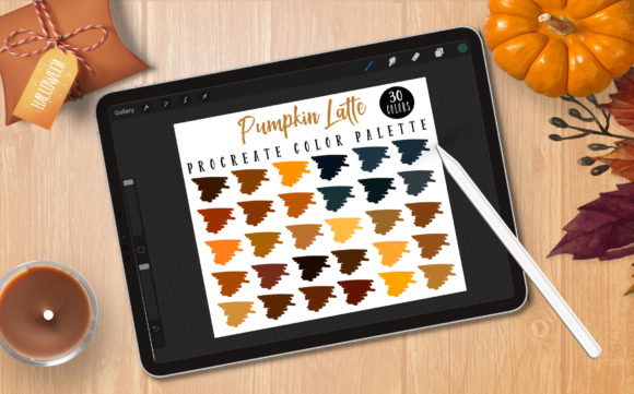 Unlocking Autumn Warmth: A Guide to the Procreate Palette - Pumpkin Latte Colors