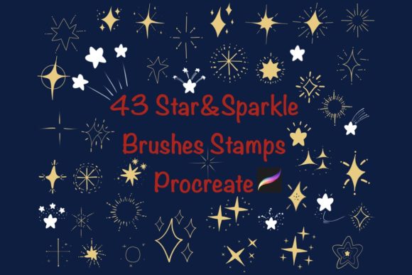 Unlocking Digital Brilliance: A Deep Dive into the 43 Star and Sparkles Procreate Brushes Collection